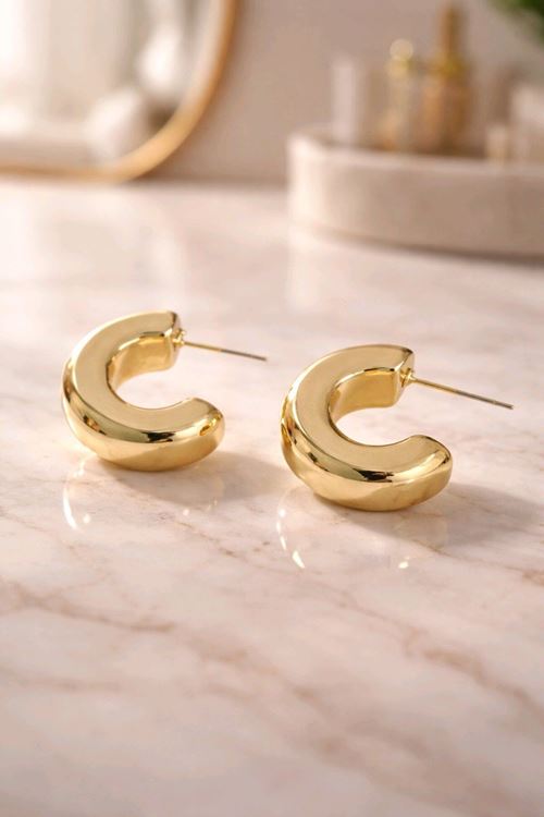 Gold Halka Küpe, Çok Hafif