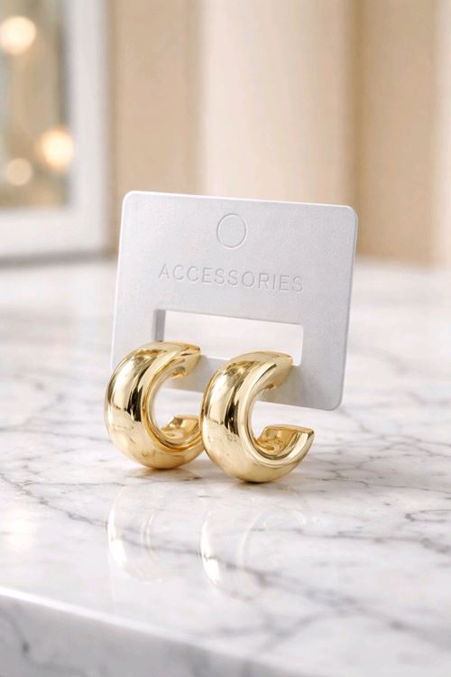Gold Halka Küpe, Çok Hafif