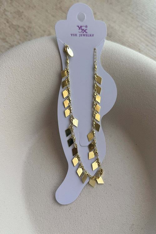 YSX Gold Halhal, Uzunluk:(20+5)cm, Üst Kalite