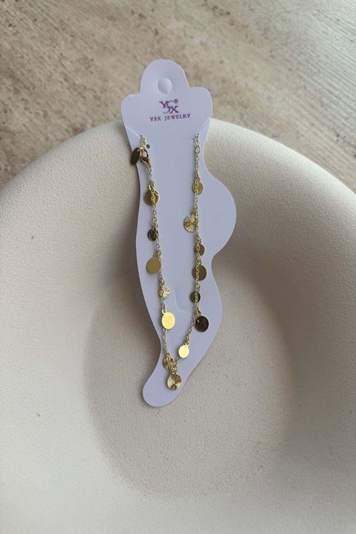 YSX Gold Halhal, Uzunluk:(20+5)cm, Üst Kalite