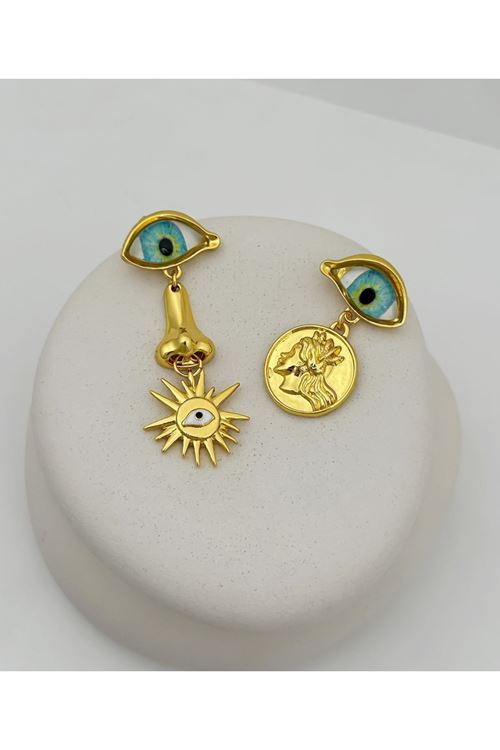 Göz Burun Gold Pinterest Büyük Kadın Küpe