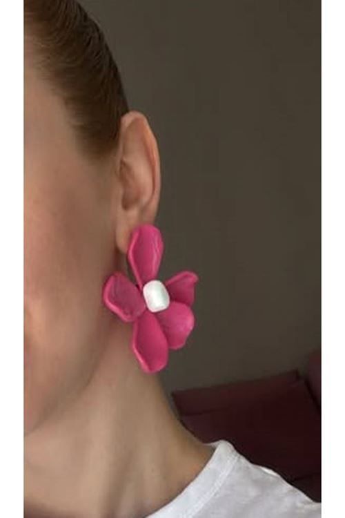 Marka Küpe, Pembe Çiçek Büyük Kadın Küpe