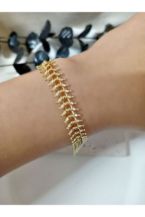 14K Altın Kaplama Elegant Bileklik