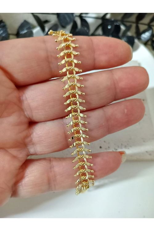 14K Altın Kaplama Elegant Bileklik