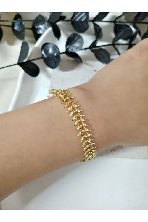 14K Altın Kaplama Elegant Bileklik