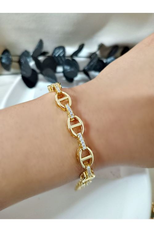 14K Altın Kaplama Elegant Bileklik