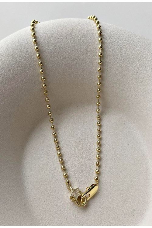 14K Gold Kilit Kolye