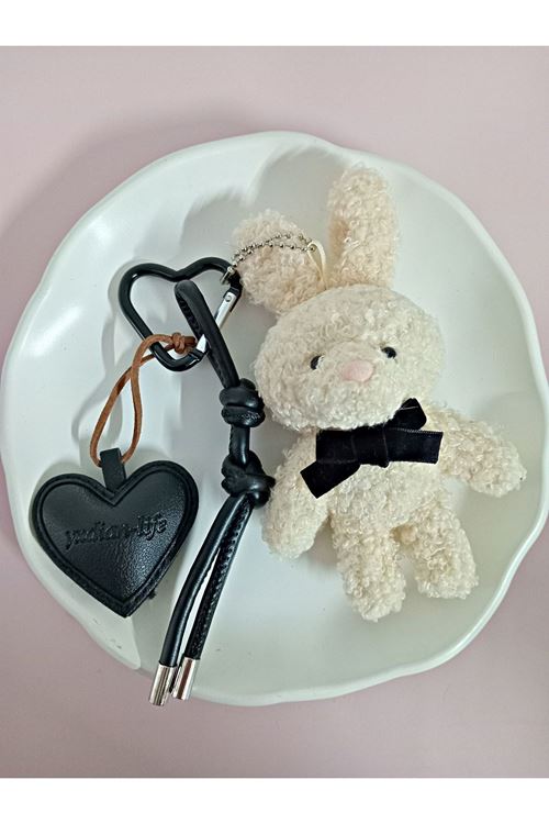 Bunny Tavşan Çanta Süsü Aksesuarı Anahtarlık, Araba Süsü,Çanta charmı