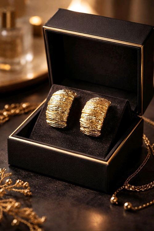 Marka Model, Gold Dokulu Küpe