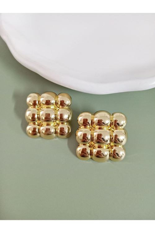 Marka Model, Gold Kare Küpe