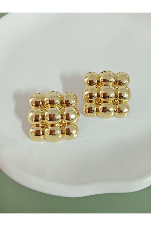 Marka Model, Gold Kare Küpe