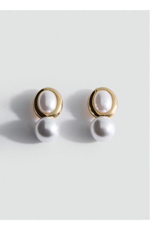 Marka Model, Gold İnci Küpe