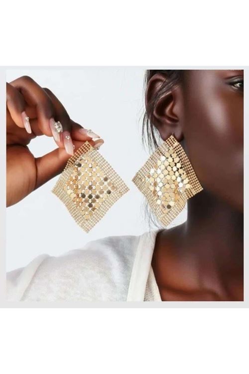Marka Model, Gold Kare Küpe