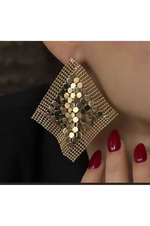 Marka Model, Gold Kare Küpe