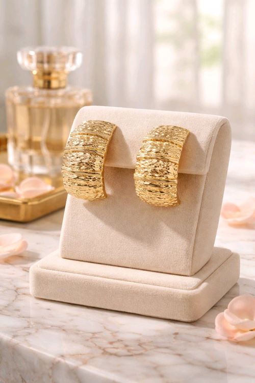 Marka Model, Gold Dokulu Küpe