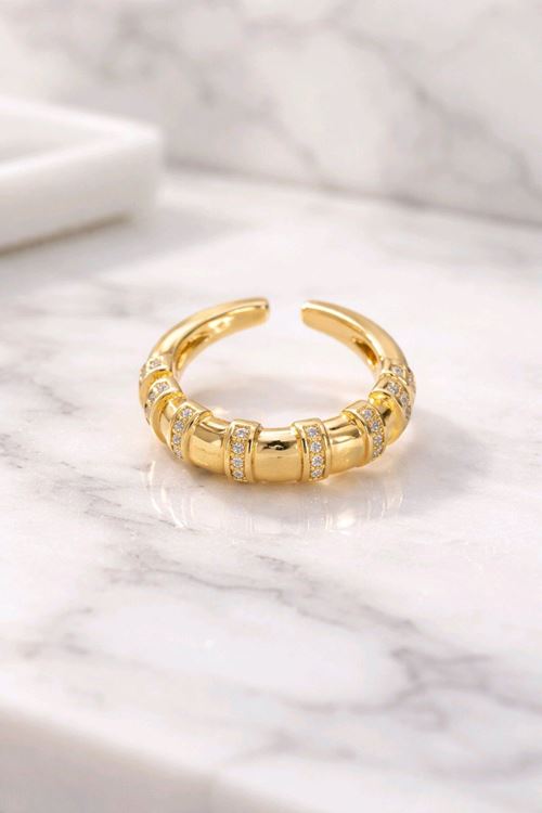 Çelik Gold Serenay Yüzük, Ayarlanabilir