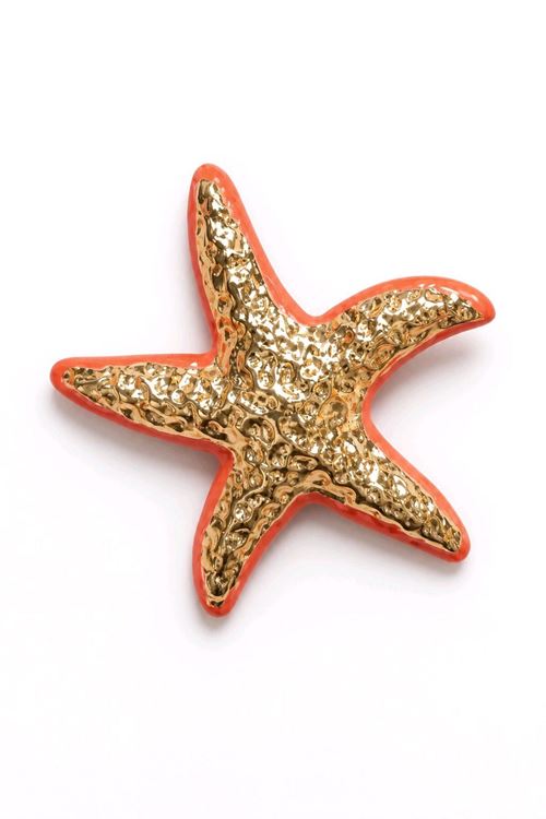 Pembe Gold Deniz Yıldızı Broş