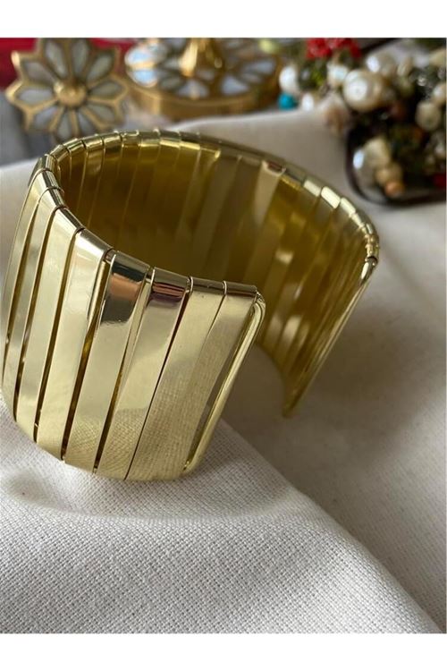 14K Gold Bileklik Kelepçe