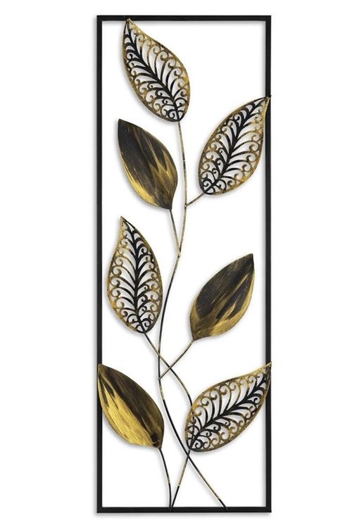 Metal Gold Ev Ofis Duvar Süsü 32x90cm