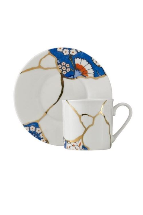 8 Parça 4 Kişilik Kintsugi Fincan Seti 90cc