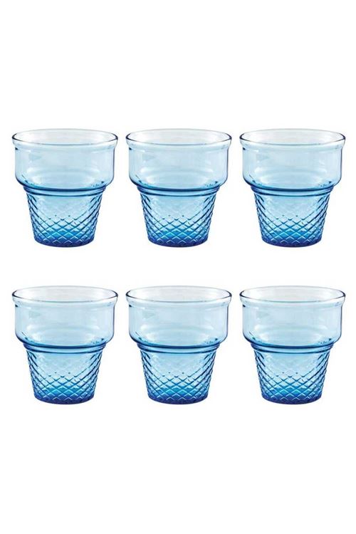 Mını Cornet 6 Lı Mavi Dondurmalık 245Cc