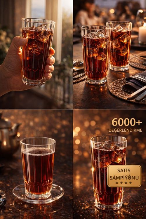 Diamond 6 Lı Meşrubat Bardağı 315cc