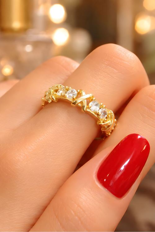 Gold XoXo Yüzük, Ayarlanabilir
