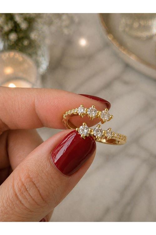 Gold Taşlı Yüzük, Ayarlanabilir