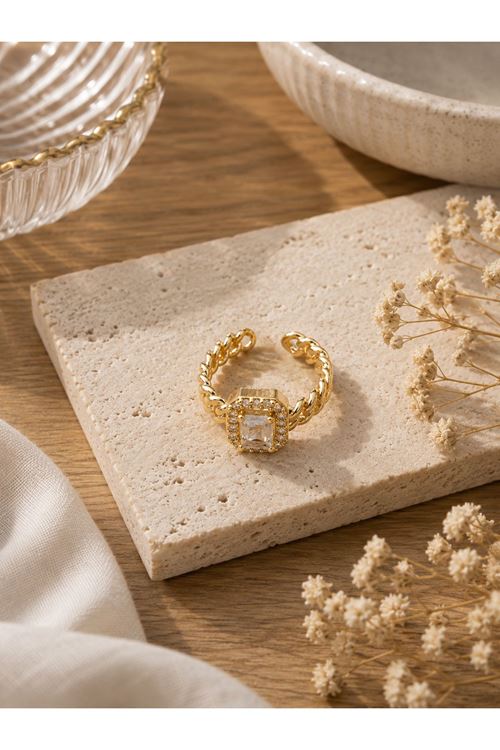 Gold Tektaş Yüzük, Ayarlanabilir