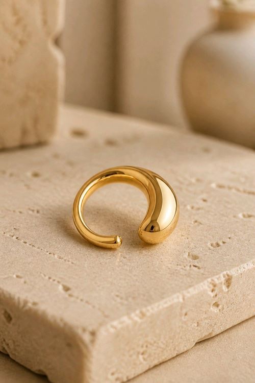 Gold Damla Yüzük, Ayarlanabilir