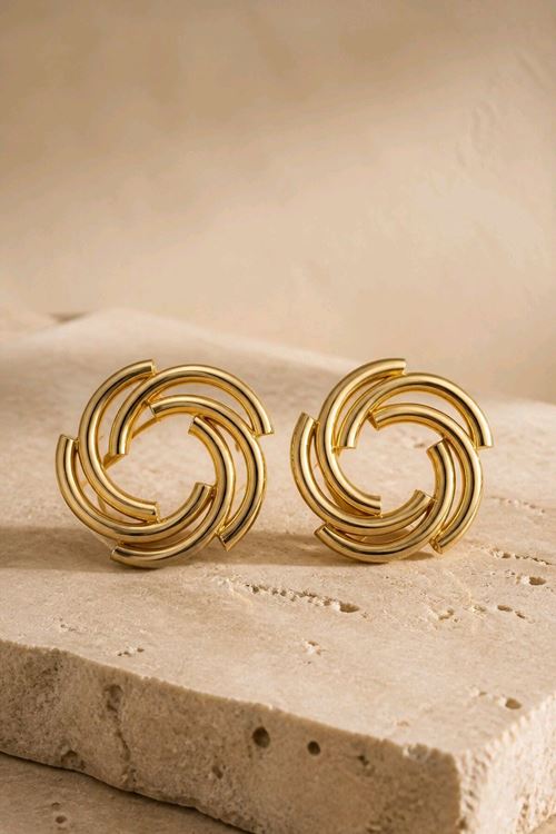 Gold Tasarım Küpe