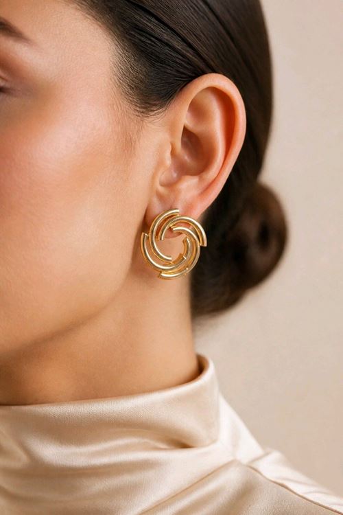 Gold Tasarım Küpe