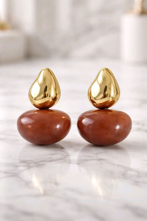 Gold Kahverengi Küpe, Hafif
