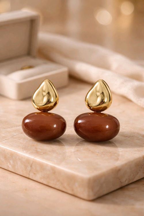 Gold Kahverengi Küpe, Hafif