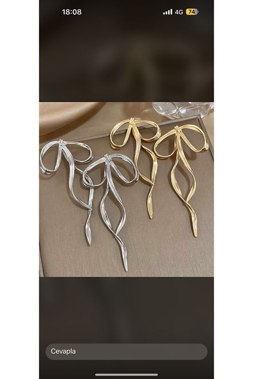 KURDELE MODEL ÇELİK KÜPE