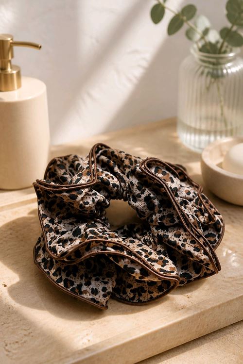 1 Adet Leopar Büyük Simit Toka, Çap: 15cm 