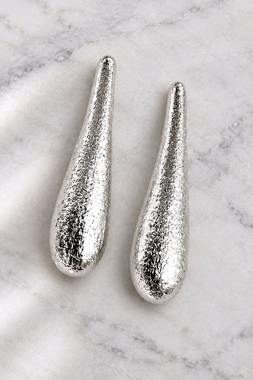 Gümüş 5cm Uzun Küpe