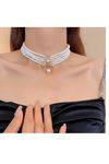 Arı Detaylı İnci Choker Kadın Kolye