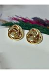 Gold Vintage Sarmal Kadın Küpe