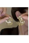 Gold Vintage Sallantılı Kadın Küpe