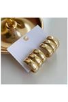 Yalı Çapkını Pelo Gold Küpe Çoklu Görünümlü