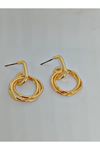 Gold Hafif Halkalar Kadın Küpe