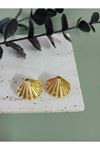 Gold Midye Hafif Kadın Küpe