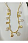 Gold Balık, Deniz Yıldızı Charmlı Elegant Plaj Kolye