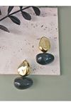 Siyah Gold Bonbon Hafif Şık Küpe