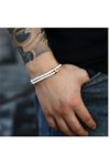 Beyaz Trend Kadın/Erkek Unisex Bileklik