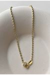 14K Gold Kilit Kolye