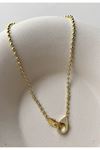 14K Gold Kilit Kolye