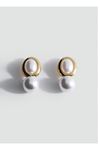 Marka Model, Gold İnci Küpe