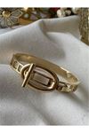 14K Gold Kemer Bileklik Kelepçe